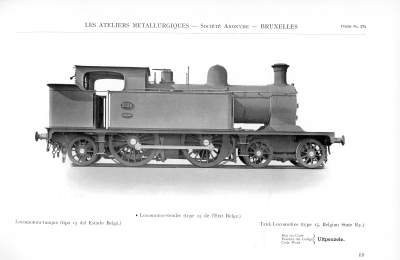 <b>Locomotive-tender (type 15 de l'Etat Belge</b>